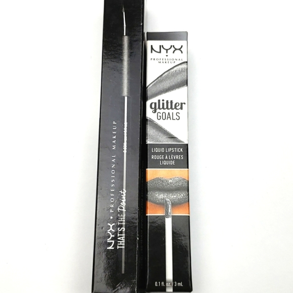 NWT NYX Eyeliner and Glitter Gloss Duo - Picture 2 of 3